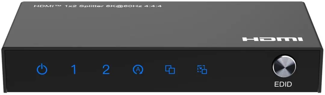 Microconnect MC-HDMISPLITTER0102-8K HDMI Splitter 1x2 - Zwart - afbeelding 3 van 6