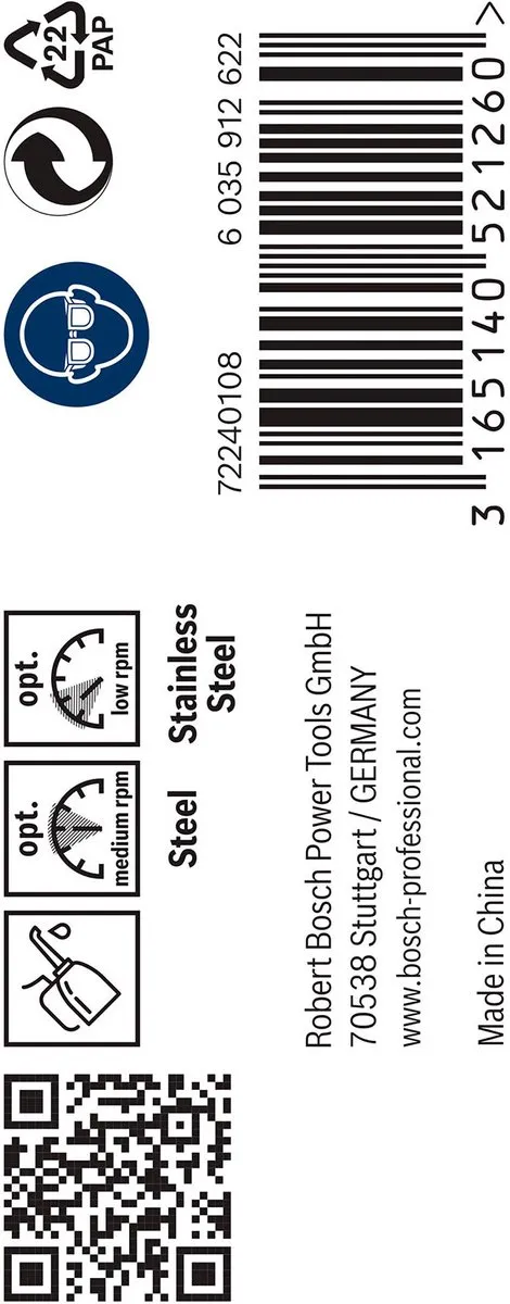 Bosch Professional ST. LINE 6,8mm HSS-CO Boor - 10 Stuks