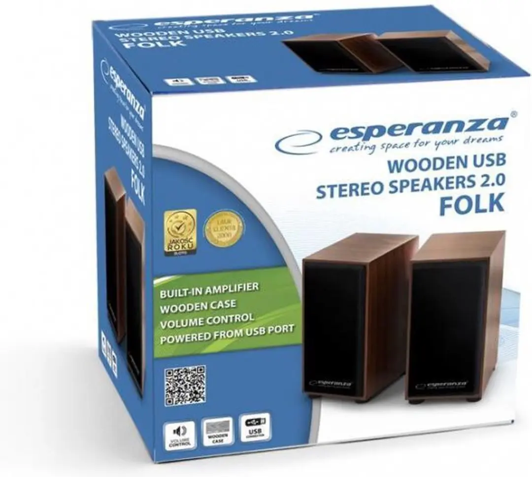 Esperanza EP122 2.0 Luidsprekers - 6W - afbeelding 2 van 6