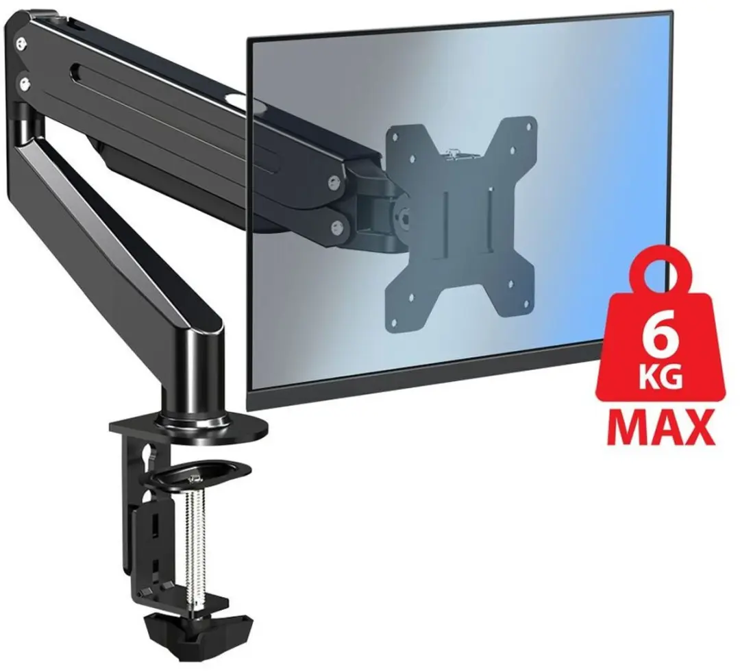 Esperanza ERW019 Monitorsteun 17-27 inch - Zwart - afbeelding 5 van 6