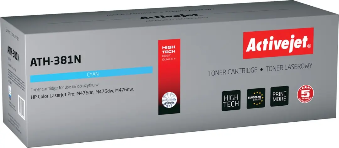 Toner Activejet ATH-382N (replacement HP 312A CF382A; Supreme; 2 700 pages; Yellow) - afbeelding 2 van 5