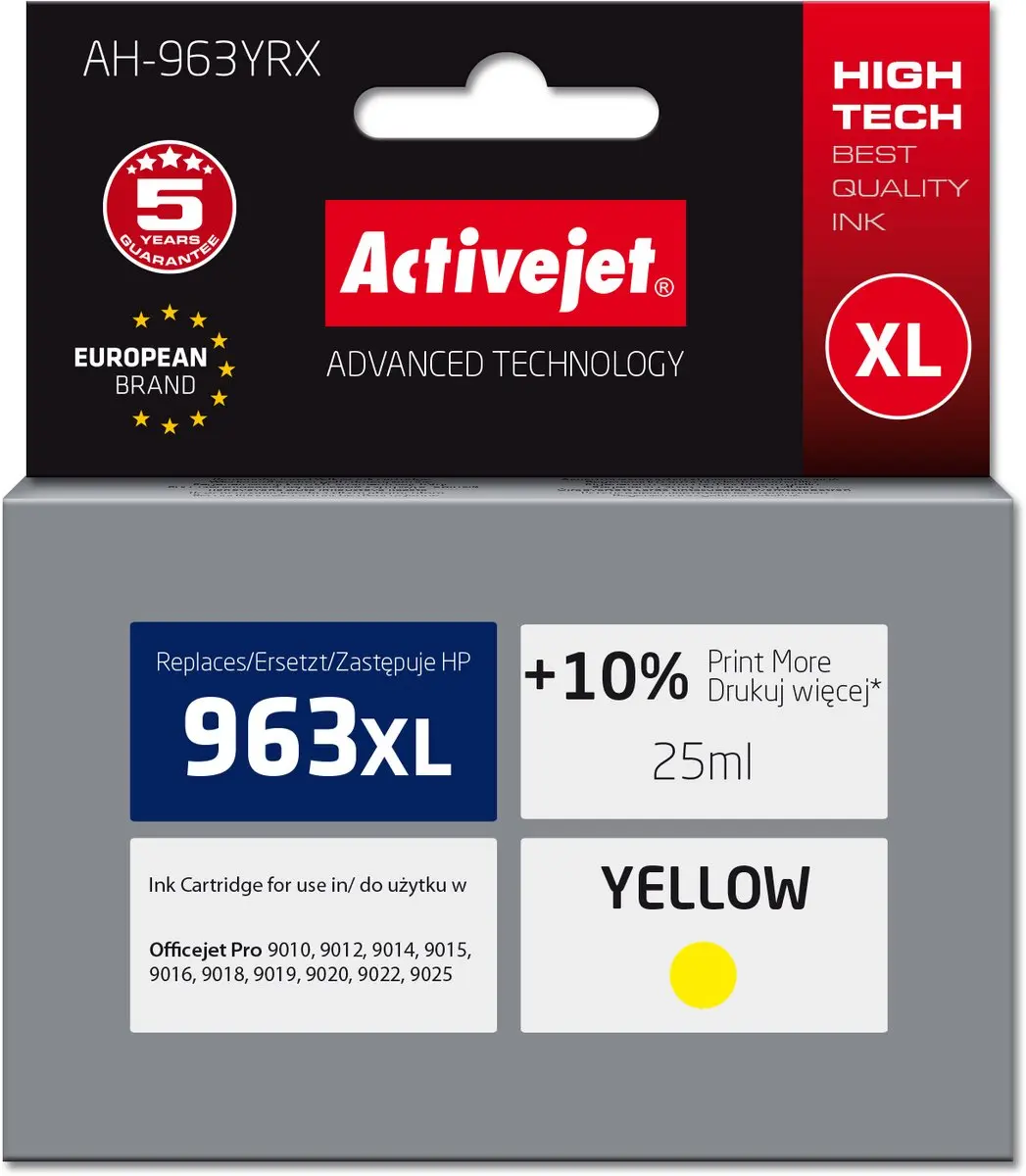 ActiveJet AH-963YRX Inkt HP 963XL