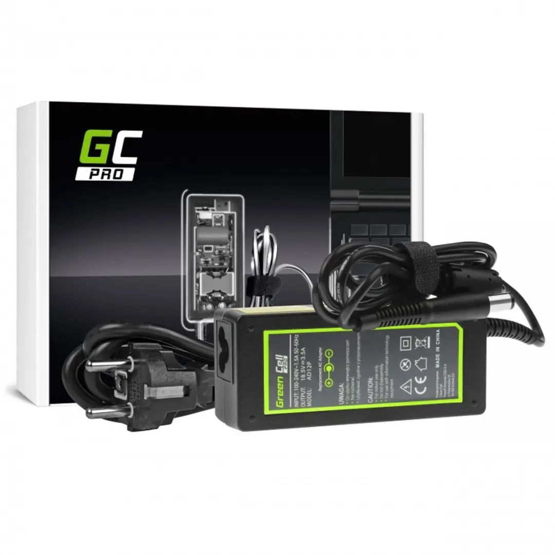 Green Cell AD12P Laptop Netvoeding 65W 18.5V 3.5A - afbeelding 2 van 6