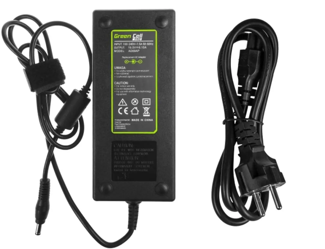 Green Cell GC-AD69AP Laptop netvoeding 120W - Zwart - afbeelding 2 van 6
