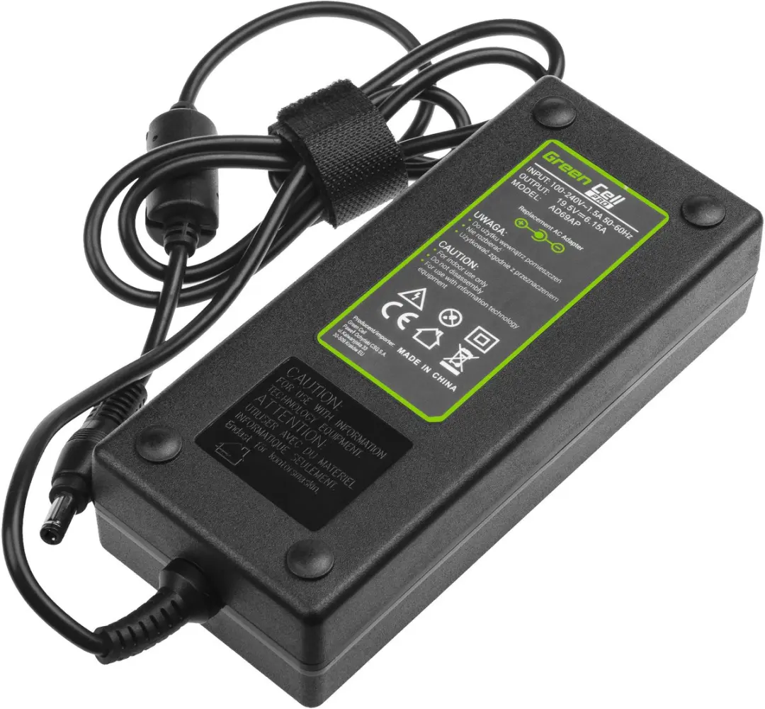 Green Cell GC-AD69AP Laptop netvoeding 120W - Zwart - afbeelding 5 van 6