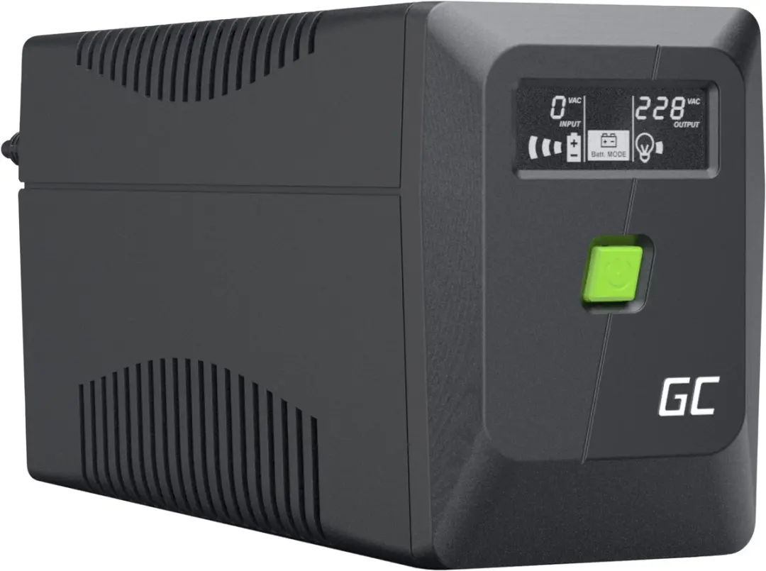 Green Cell UPSLM360 UPS - 360W Line-Interactive - Zwart - afbeelding 4 van 6