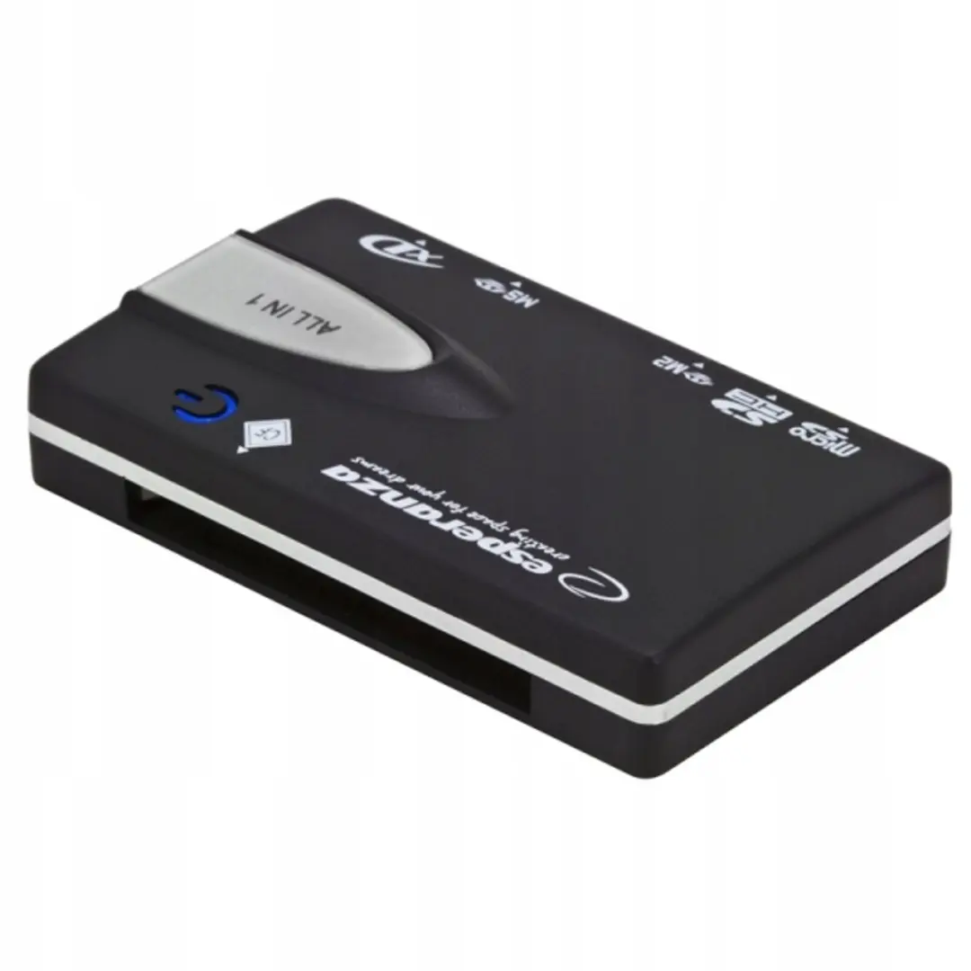 Esperanza EA129 Kaartlezer - USB 2.0 - Transparant - afbeelding 2 van 6