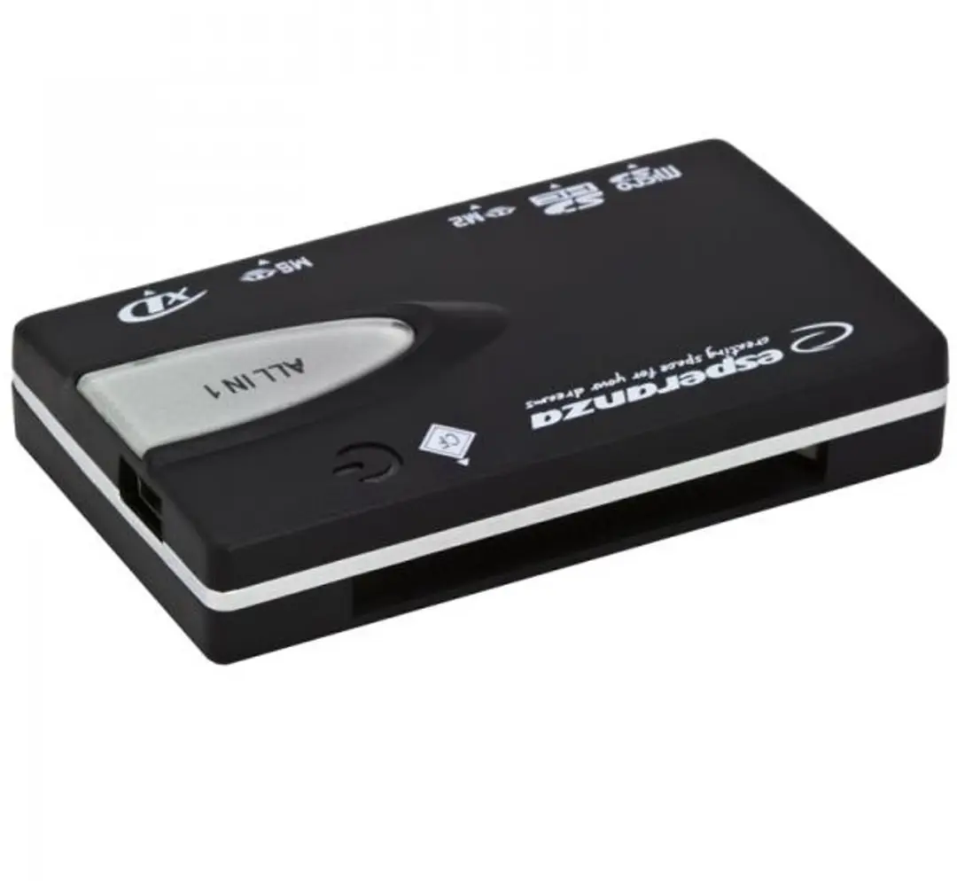 Esperanza EA129 Kaartlezer - USB 2.0 - Transparant - afbeelding 6 van 6