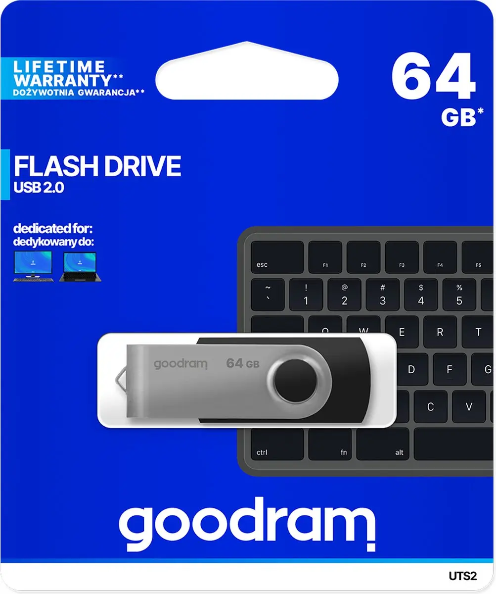 Goodram UTS2 UTS2-0640K0R11 USB-stick - 64GB - afbeelding 6 van 6