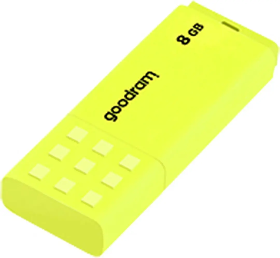 Goodram UME2 USB-stick 8GB - USB-A 2.0 - Geel - afbeelding 3 van 6