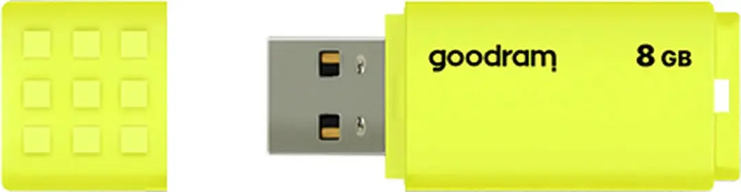 Goodram UME2 USB-stick 8GB - USB-A 2.0 - Geel - afbeelding 4 van 6