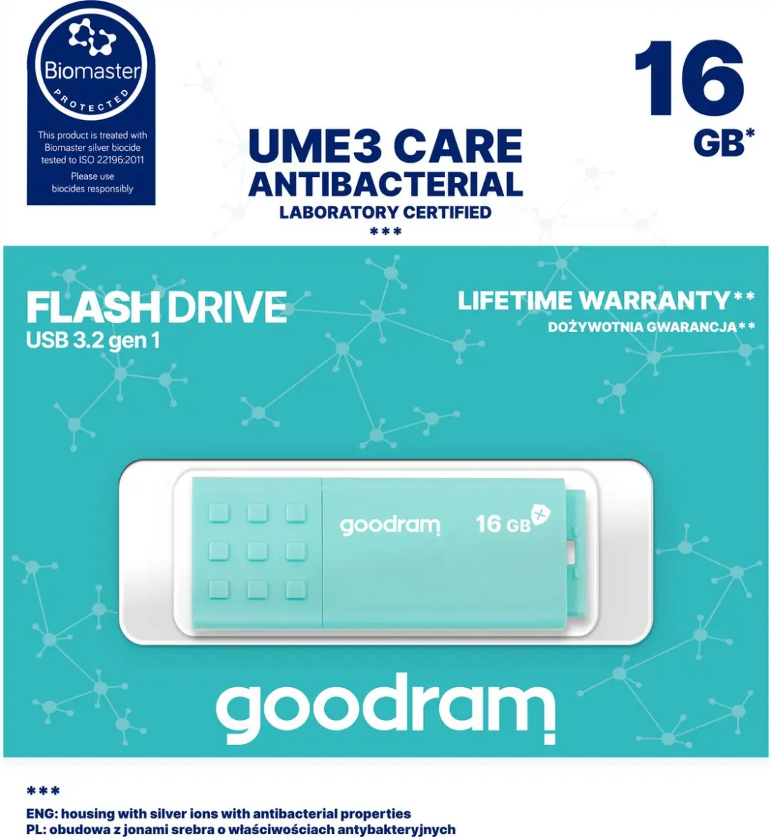 Goodram UME3-0160CRR11 USB-stick 16GB - USB 3.0 - afbeelding 2 van 6