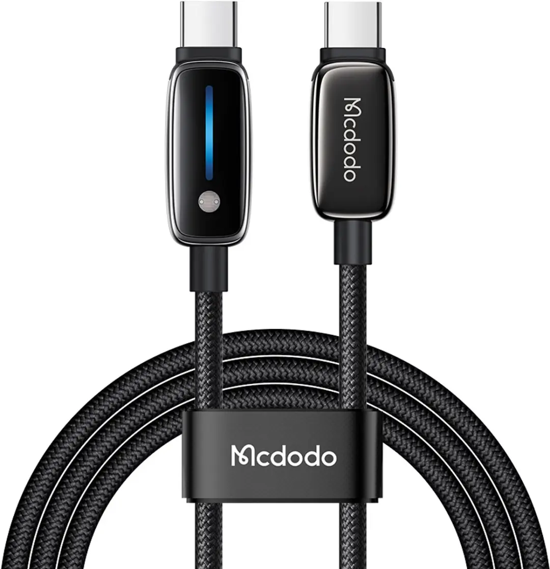 MCDODO USB-C naar USB-C Kabel 100W - 1.2m - Zwart - afbeelding 3 van 6