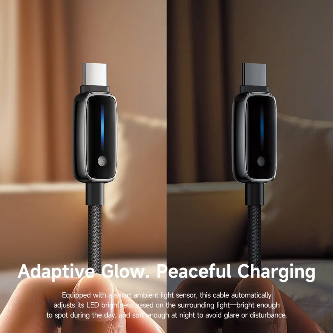 MCDODO USB-C naar USB-C Kabel 100W - 1.2m - Zwart - afbeelding 2 van 6