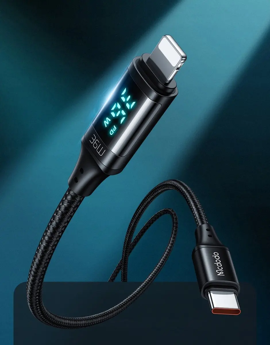 McDodo USB-C naar Lightning kabel 36W - 1.2m - afbeelding 4 van 6