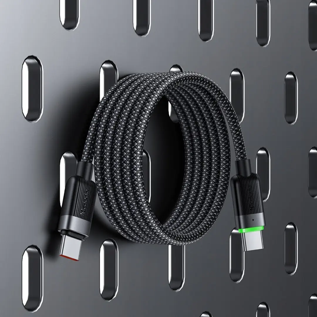 McDodo Oplaadkabel CA-2000 USB-C - 60W - 1.2m - Zwart - afbeelding 6 van 6