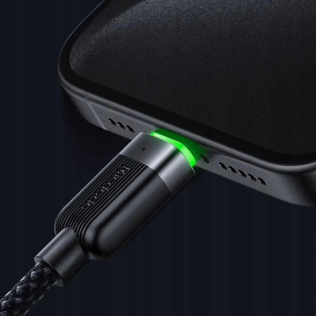 McDodo Oplaadkabel CA-2000 USB-C - 60W - 1.2m - Zwart - afbeelding 2 van 6