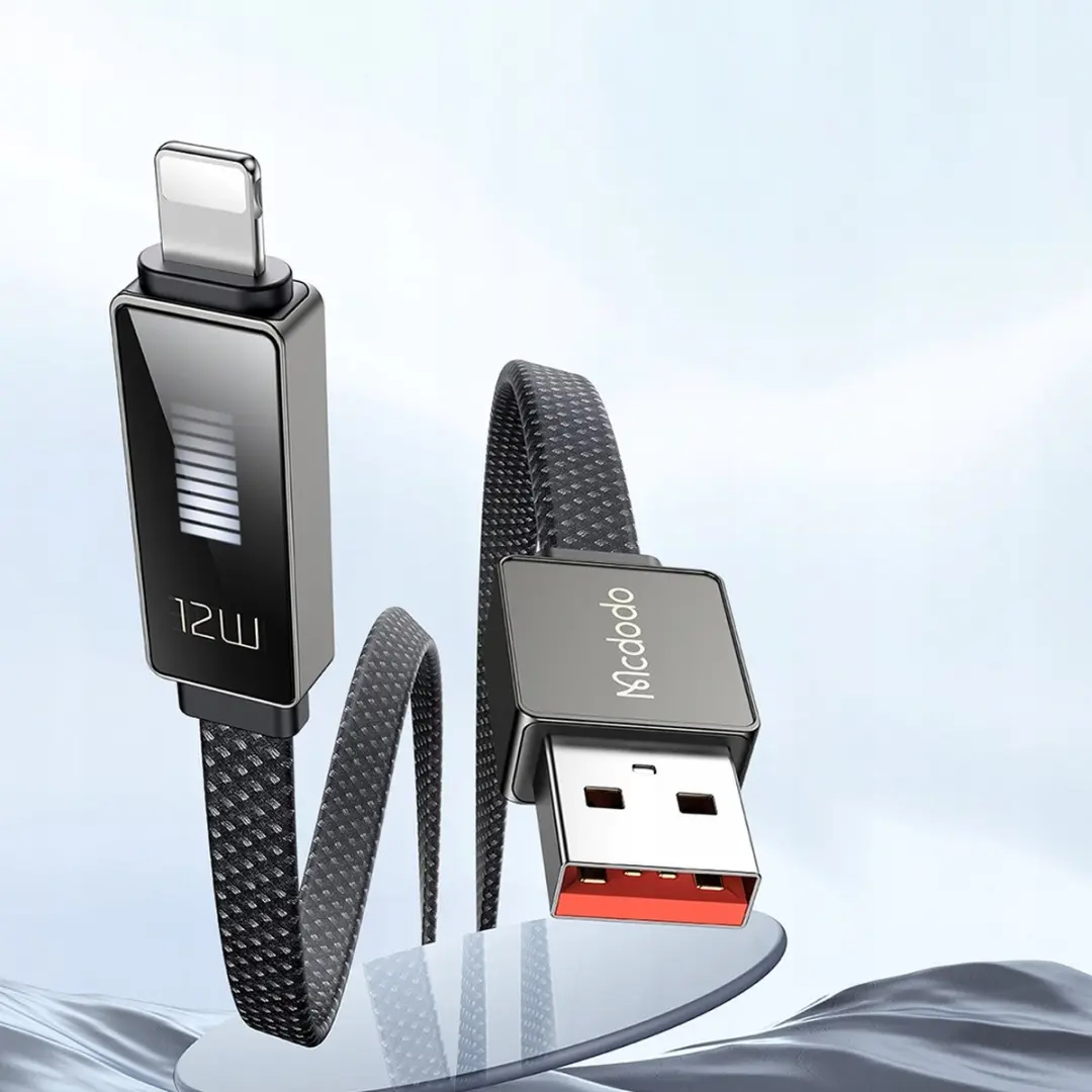 McDodo CA-4970 Rythm Display Lightning Kabel - 18W - 1.2m - afbeelding 5 van 6