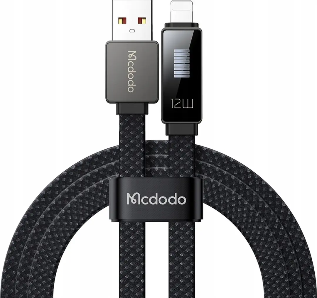 McDodo CA-4970 Rythm Display Lightning Kabel - 18W - 1.2m - afbeelding 2 van 6