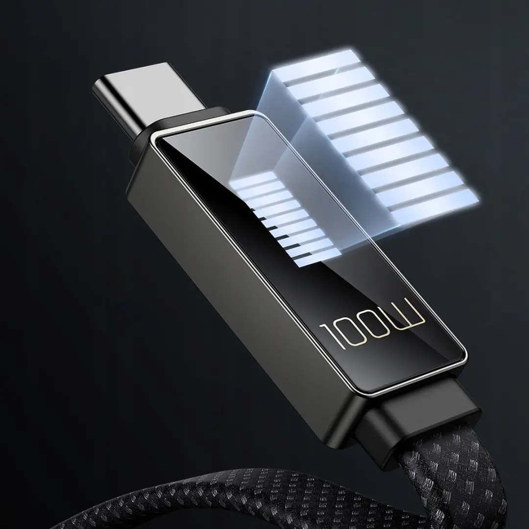 McDodo USB-C naar USB-A Kabel CA-4980 - 100W - Zwart - afbeelding 4 van 6