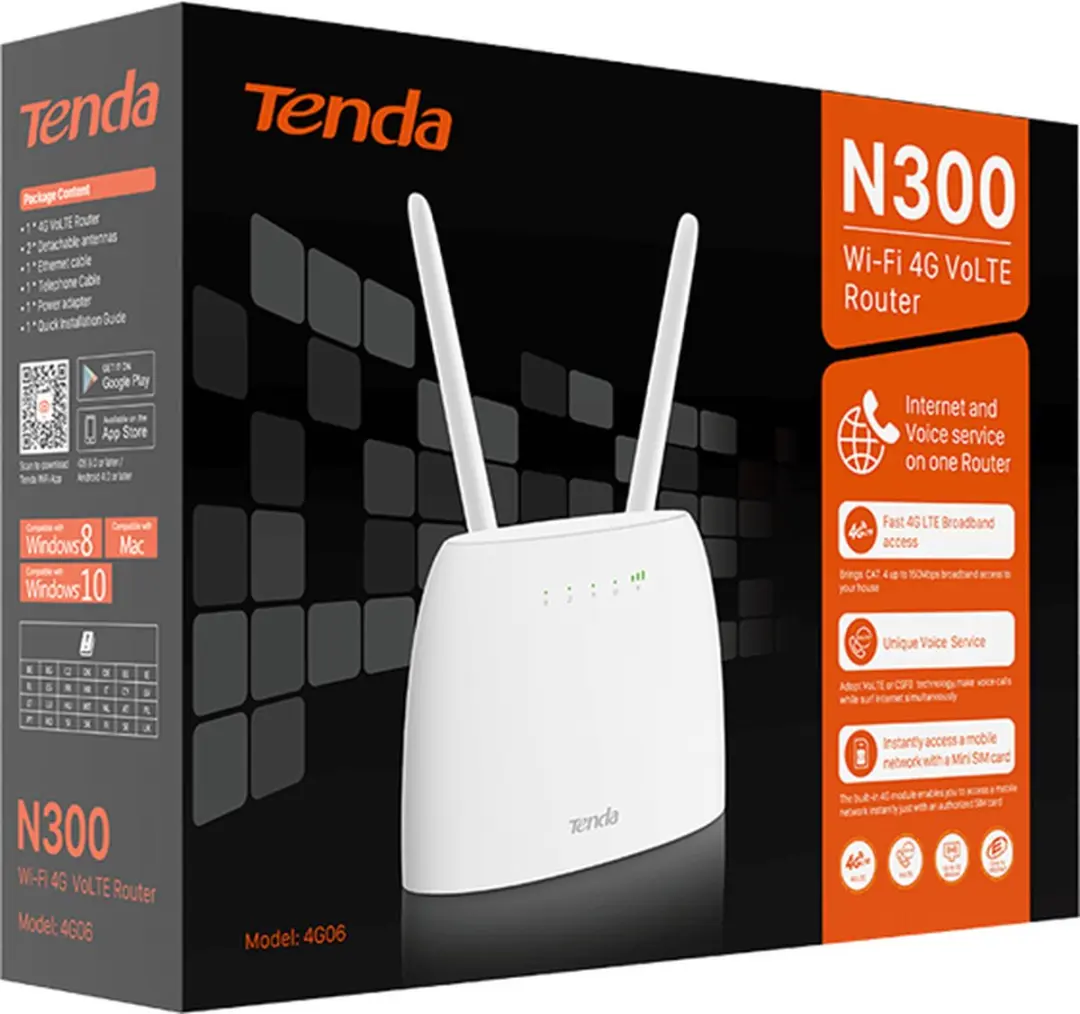 Tenda 4G06 LTE Router N300 - Wifi Sim Hotspot - afbeelding 5 van 6