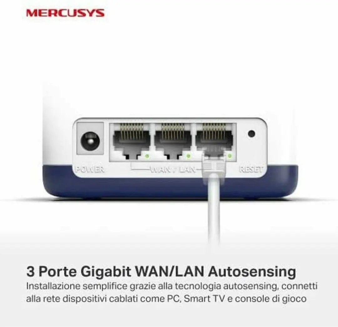 Mercusys Halo H50G Mesh Access Point 3-pack - Wit - afbeelding 4 van 6
