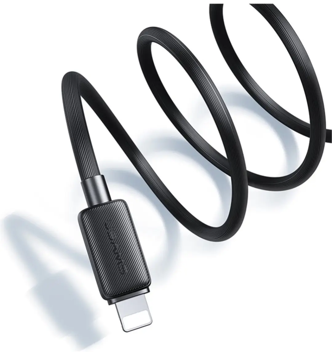 USAMS KY Serie US-SJ689 Lightning Kabel 1m - Wit - afbeelding 3 van 6