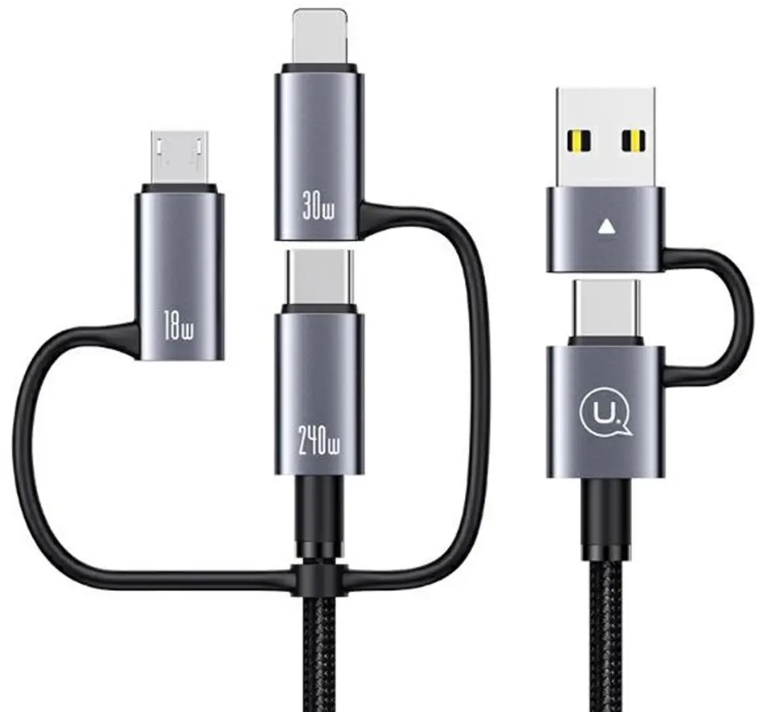 USAMS SJ738USB01 6-in-1 USB-kabel 240W