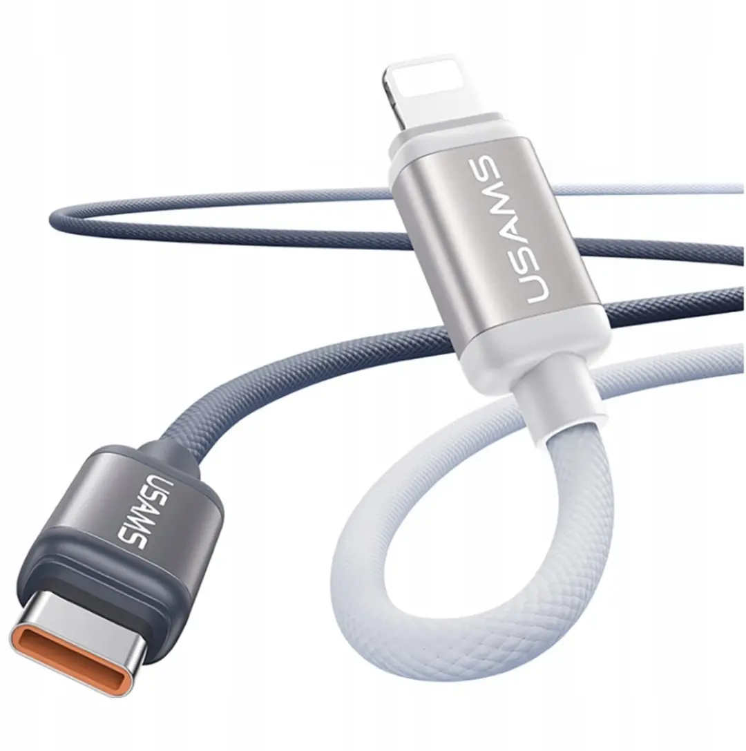 USAMS SJ757 USB-C naar Lightning Kabel - 30W - 1,2m - afbeelding 5 van 6