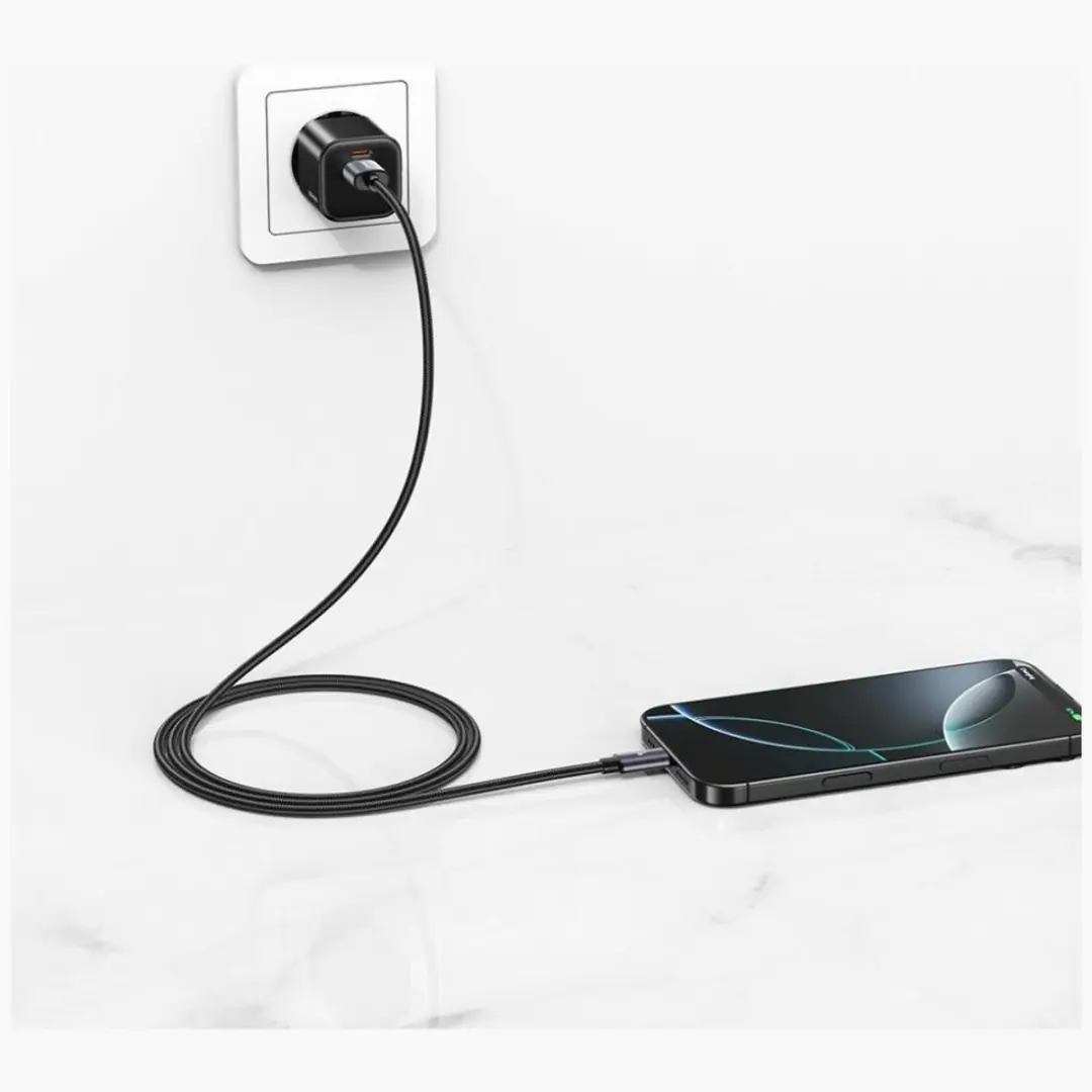 USAMS U91 Kabel USB-C naar USB-A - 18W - 1m - Tarnish - afbeelding 3 van 6