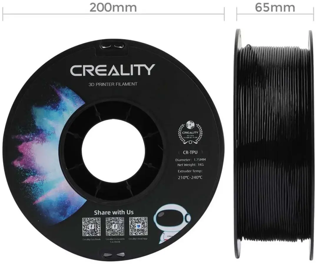Creality CR-TPU 1.75mm 3D-printfilament - 1kg - afbeelding 3 van 5