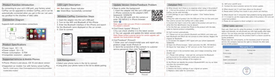 CarlinKit CPC200-U2W mini2 Wireless Adapter - Wit - afbeelding 5 van 6