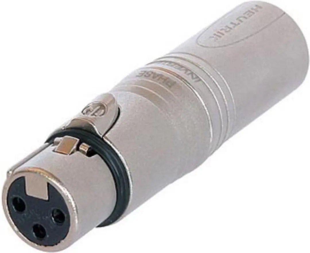 Neutrik NA3FM XLR-adapter - Zilver - afbeelding 4 van 4
