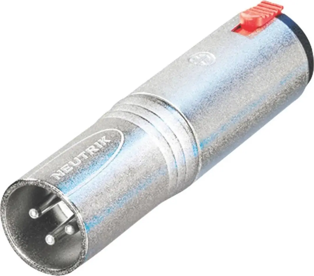Neutrik NA3MJ XLR-adapter 6,35mm Jack - Grijs - afbeelding 3 van 6