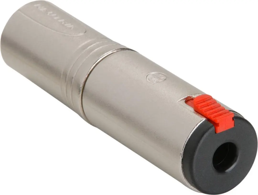 Neutrik NA3MJ XLR-adapter 6,35mm Jack