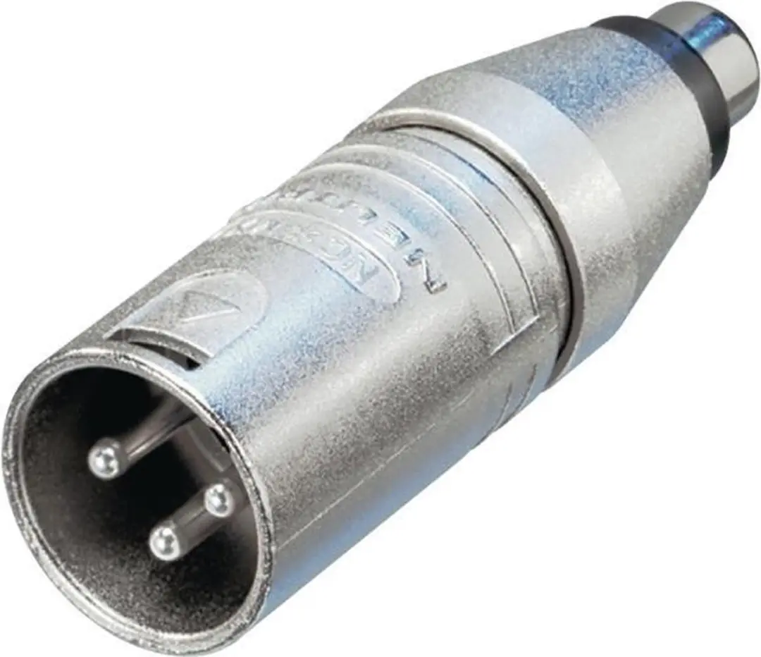 Neutrik NA2MPMF XLR-adapter - Zilver - afbeelding 5 van 6