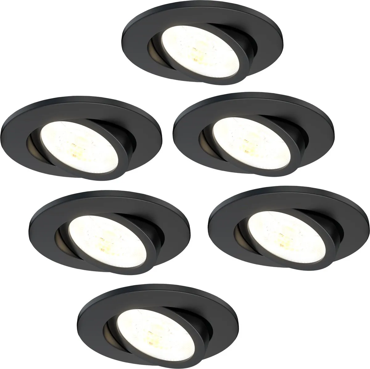 LEDVION 6X Inbouwspot 7W IP65