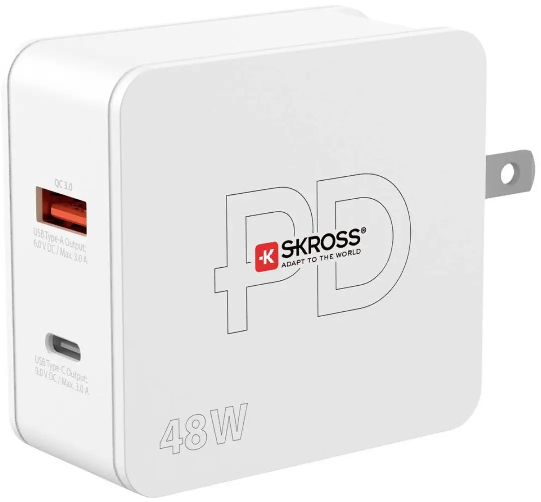 Skross Multipower Combo+ SKKT000348WPDUSCCN USB-oplader 48W