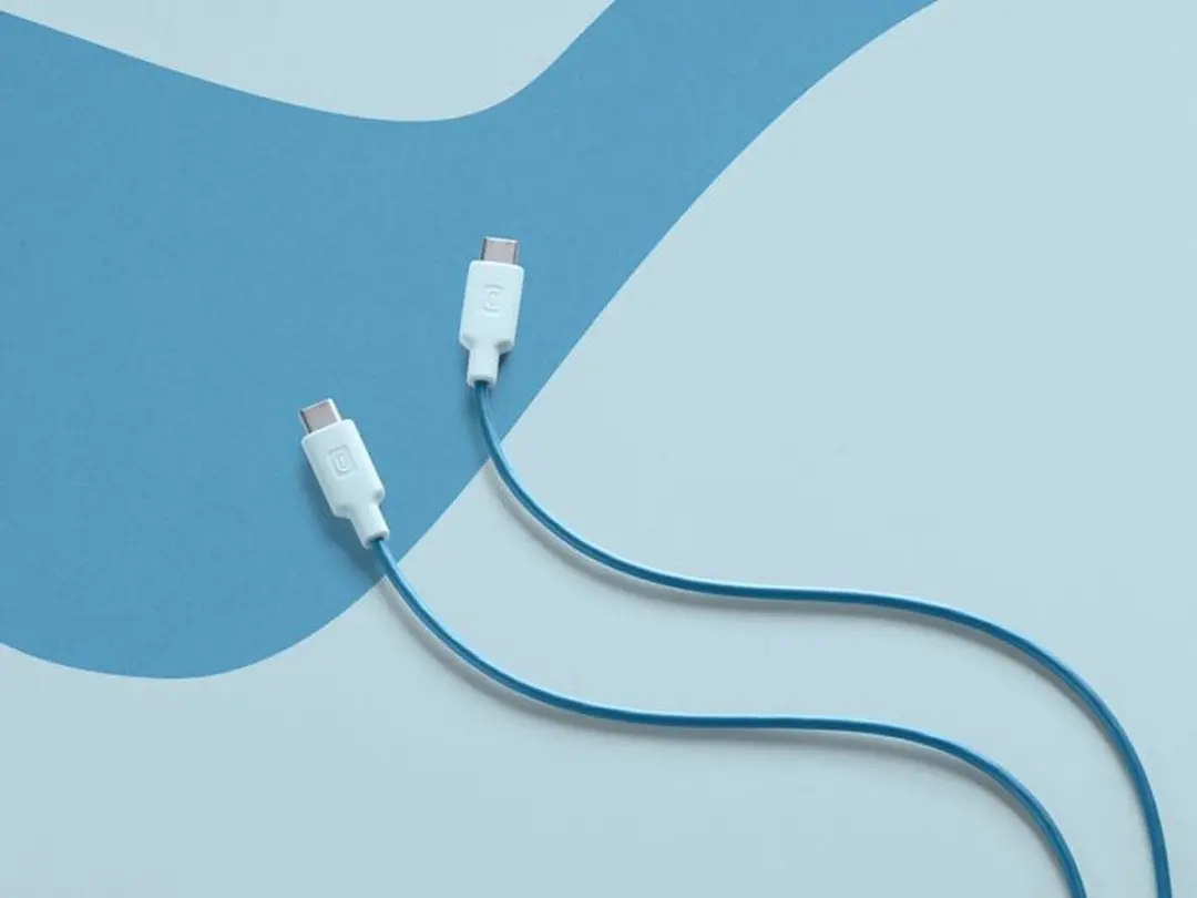 Cellularline USBDATAC2CSMARTB USB-kabel 1m - Blauw - afbeelding 2 van 2