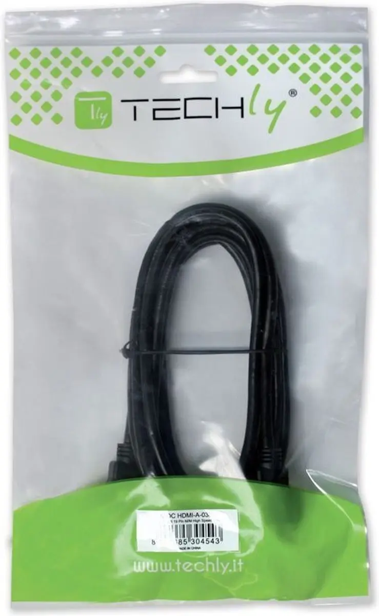 Techly ICOC-DSP-A-005 DisplayPort Kabel 0.50m - Zwart - afbeelding 3 van 6