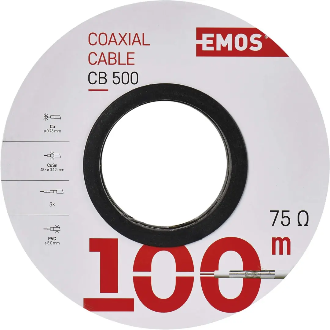 EMOS Coaxkabel CB500 S5252 - 100m - afbeelding 6 van 6