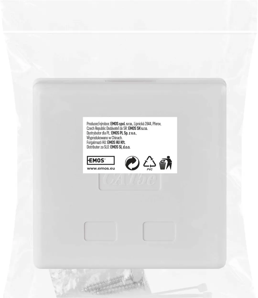 EMOS J0401 UTP-datacontactdoos - afbeelding 2 van 6