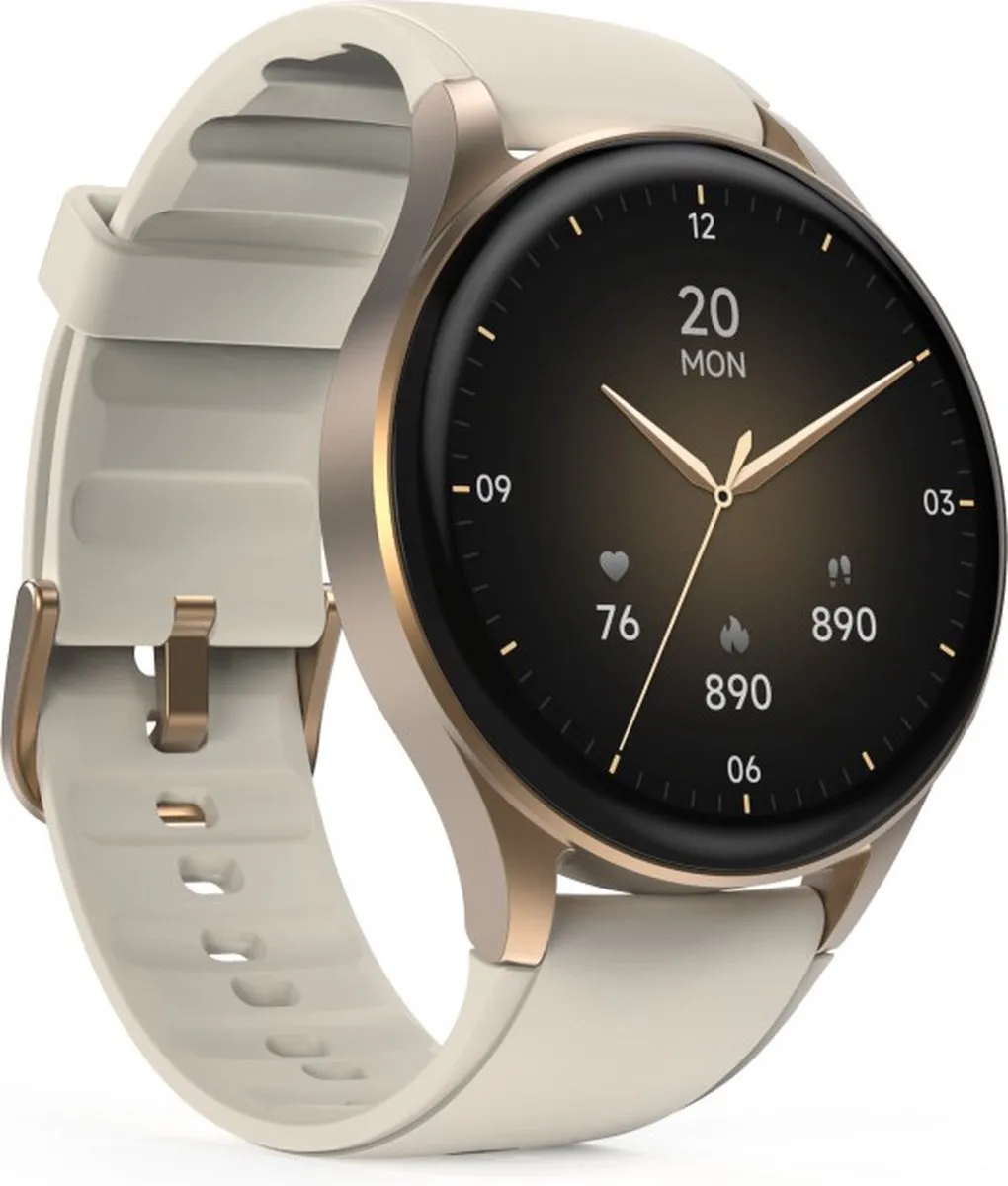 Hama Smartwatch 8900 1.32" - Goud/Beige - afbeelding 6 van 6