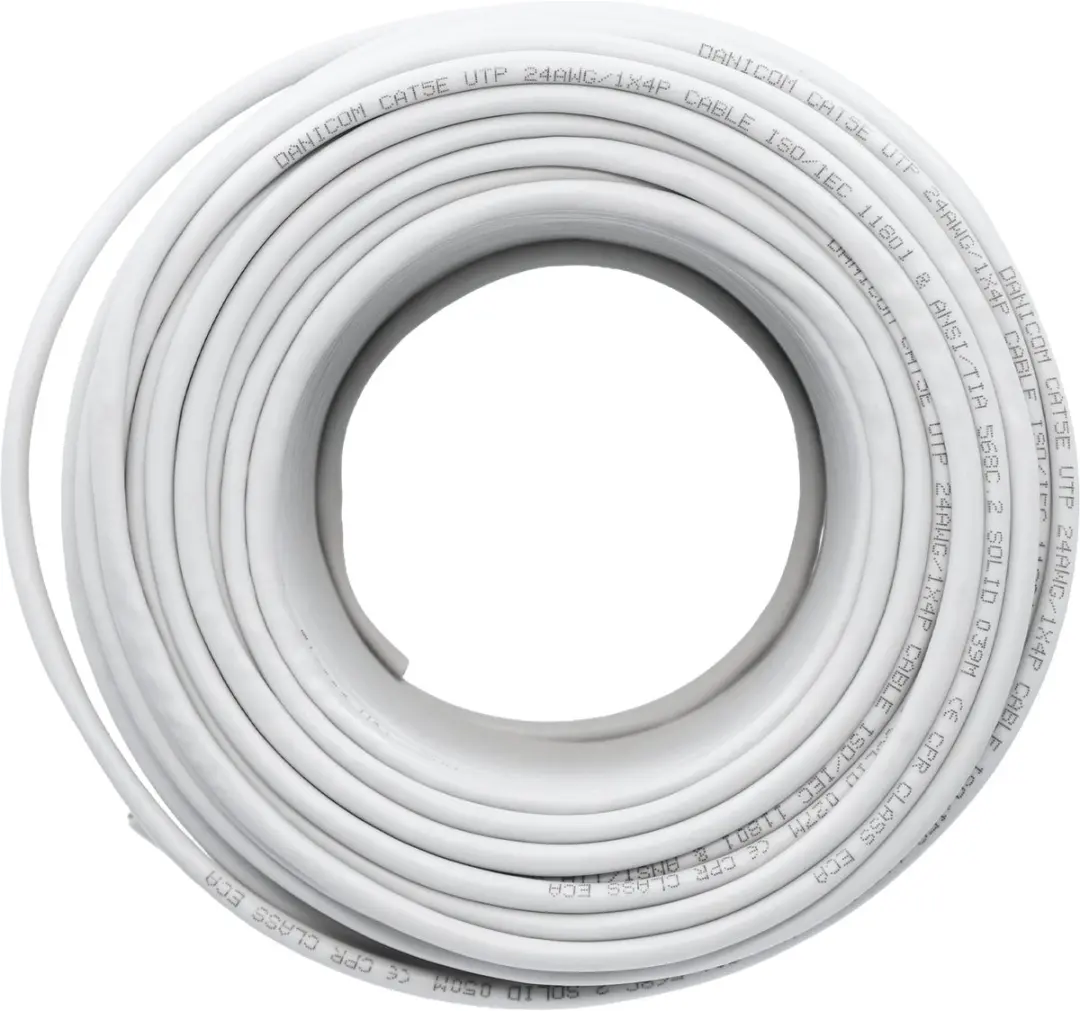 Danicom DC-UTP5CCA50S-GRY Netwerkkabel CAT5e 50m - Grijs - afbeelding 2 van 6