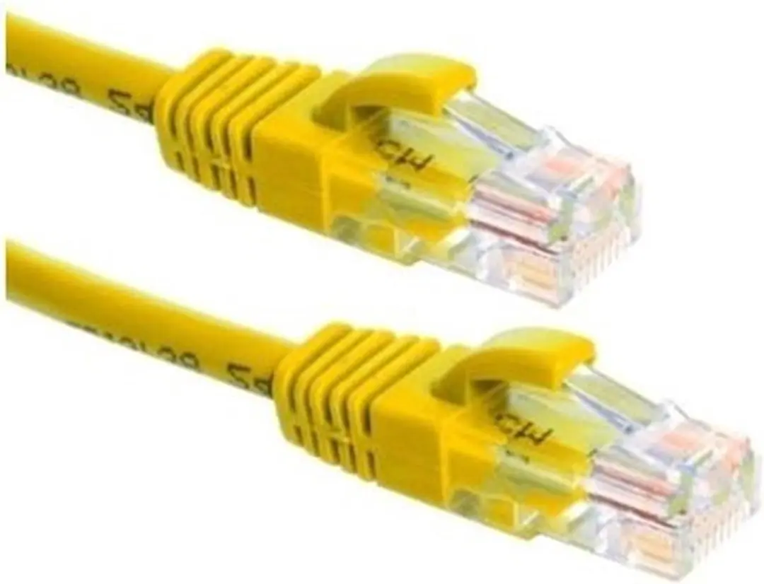 Danicom CAT6a UTP patchkabel DC-U6A7-200 - 20m - Geel - afbeelding 3 van 3