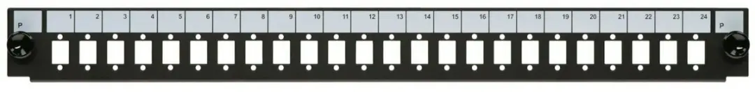 Danicom Front LC/SC/E2000 24 poorts simplex/duplex geschikt voor universele glas