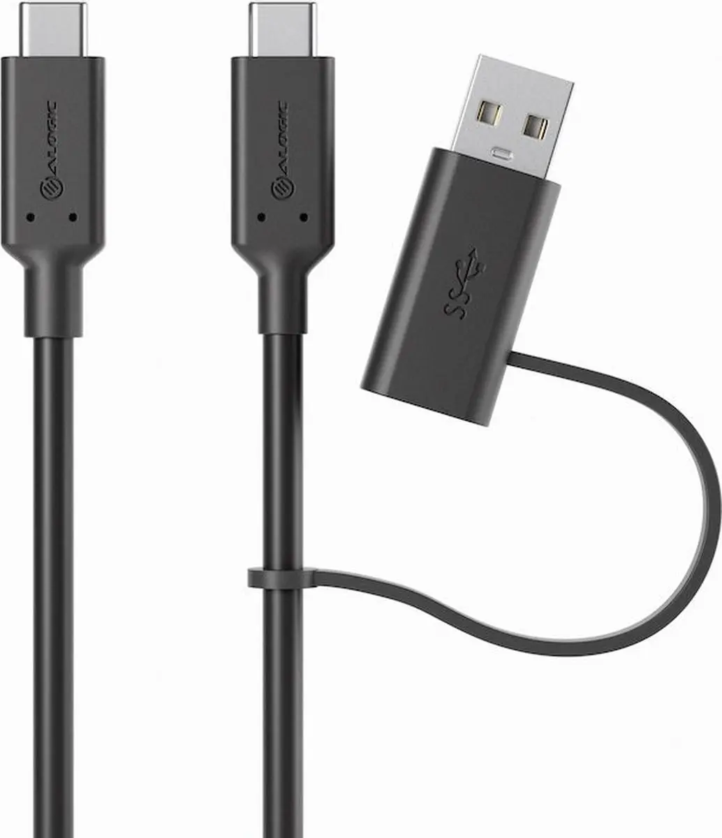 ALOGIC Elementen ELCCA3212-BK USB-C Kabel 1,2m - Zwart - afbeelding 2 van 3