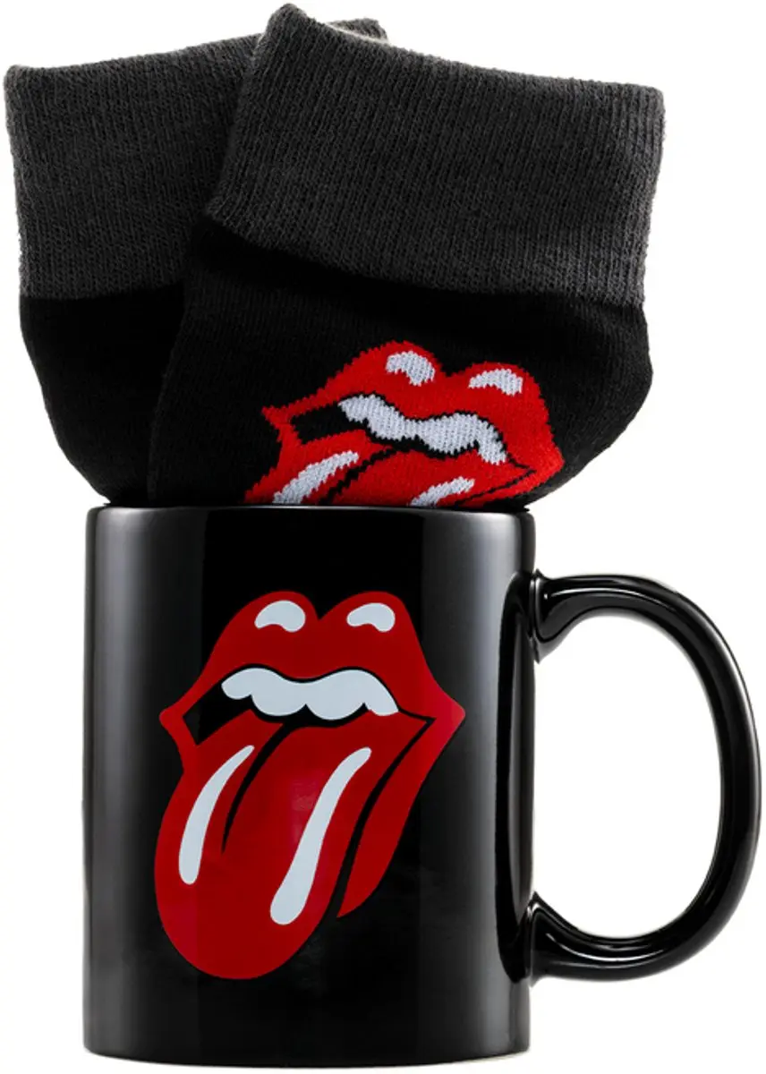 Pyramid The Rolling Stones Lips Giftset - Mok 315ml & Sokken - afbeelding 3 van 6