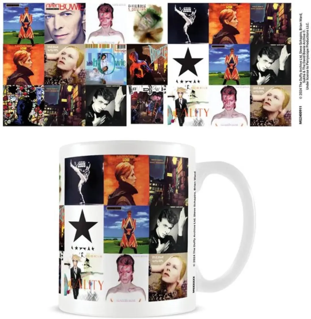 David Bowie Albums Collage