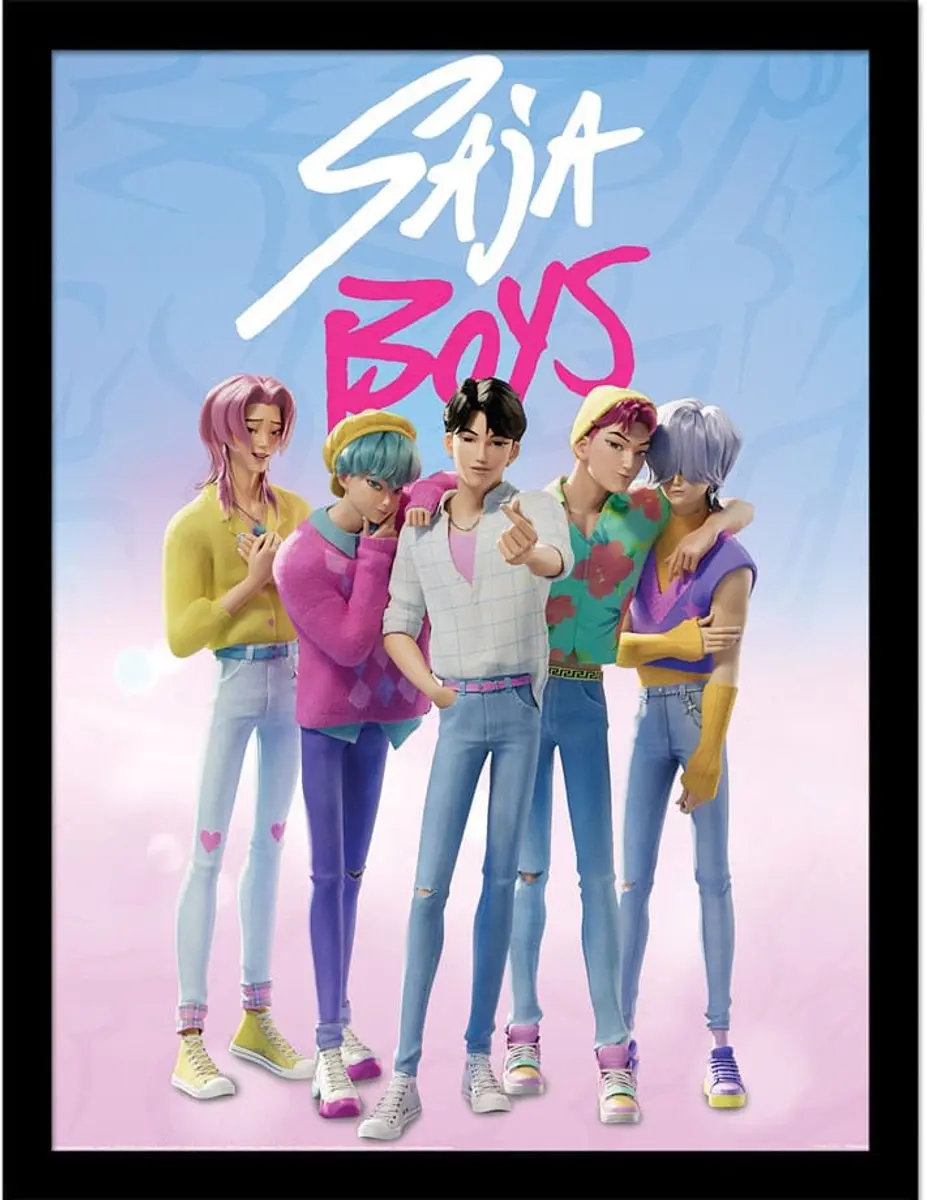 Pyramid KPop Demon Hunters Saja Boys Poster - 34x44cm - afbeelding 5 van 5